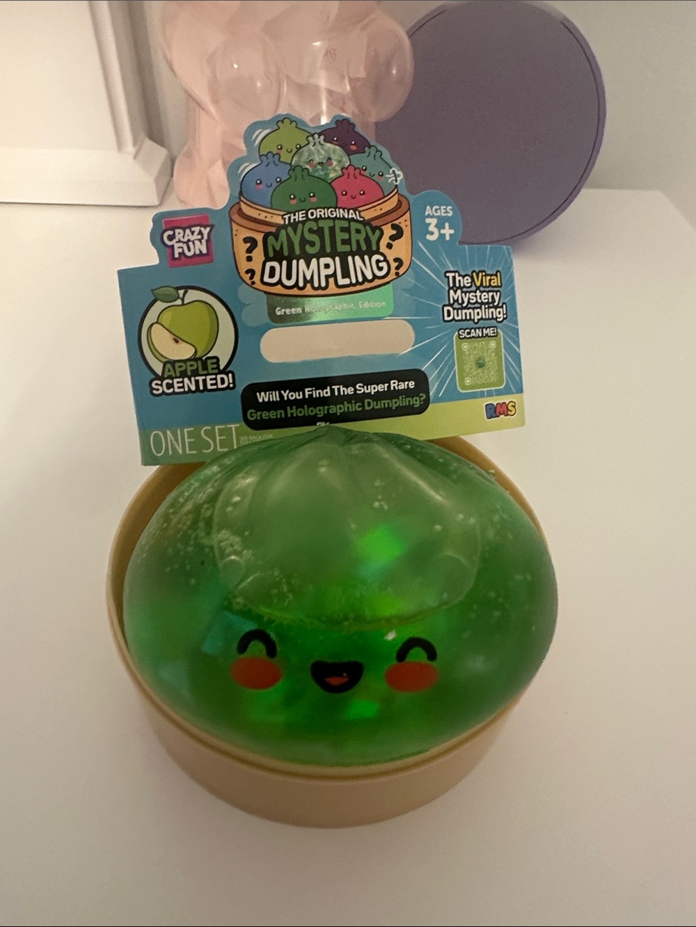 Rare green apple dumpling